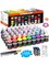 Shuttle Art Fabric Paint Set - 45 Colors, 3D Permanent Paint Kit with Extras